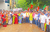 Mangaluru: BJP stages protest against fuel price hike